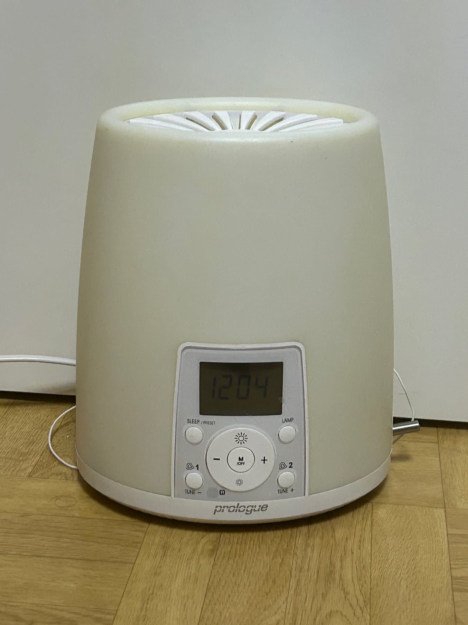 PROLOG 36-4737 Wake up light. Radio, fågelsång ljud, klocka och lampa