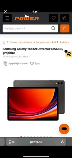 Samsung Galaxy Tab S9 Ultra WiFi