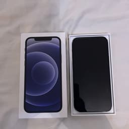 iPhone 12, svart, 64GB