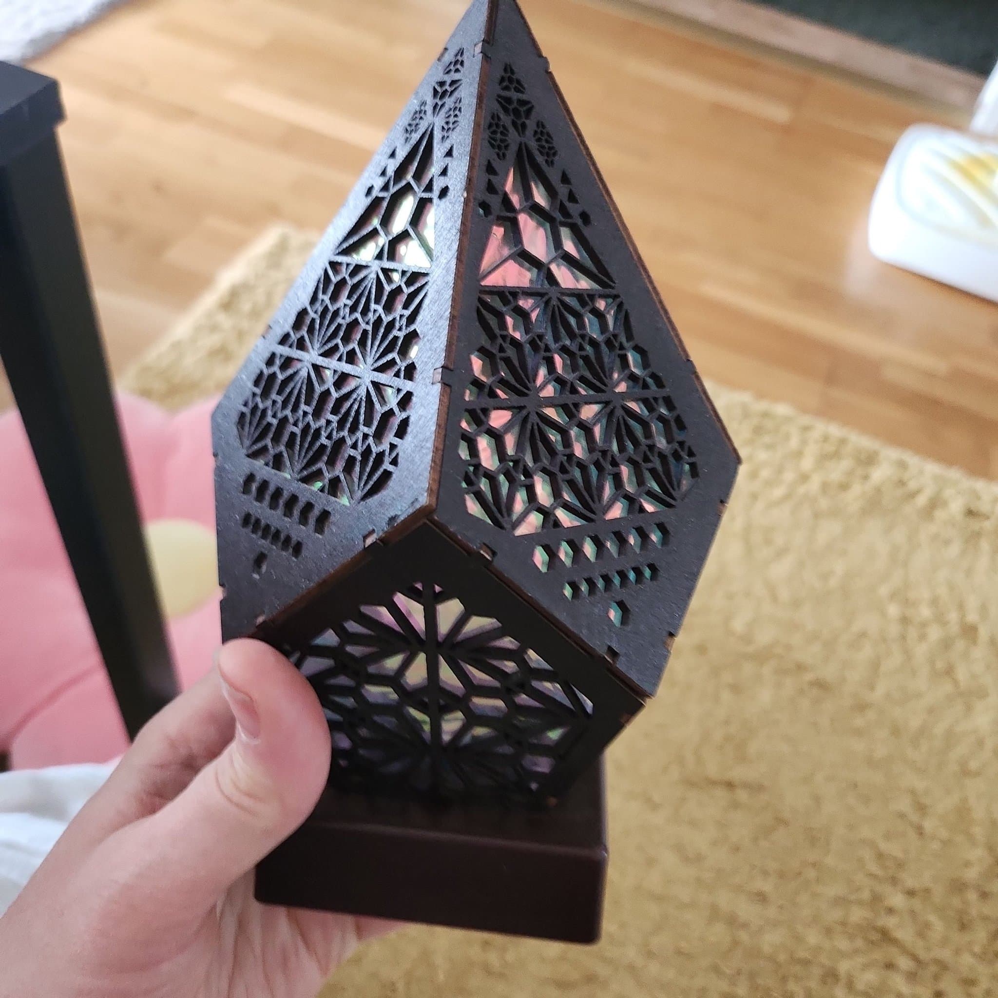 Bohemian Diamond Lampa