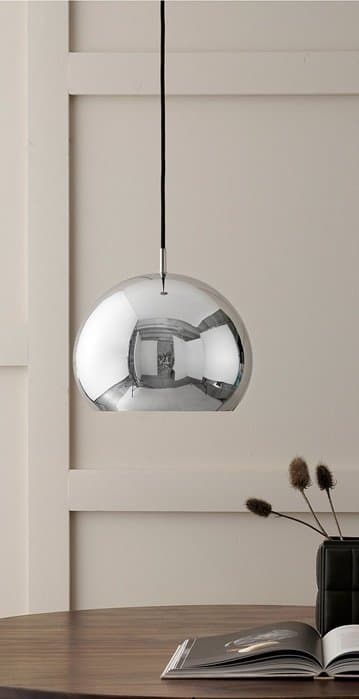 Taklampa i Blank Metall JOTEX