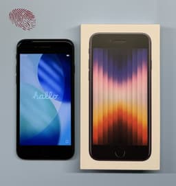 iPhone Se3 2022, 128gb, black, orört original i Nyskick/ utmärkt skick