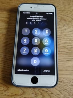 iPhone SE gen2 64gig med iOS 18.6