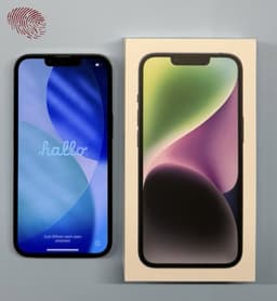 iPhone 14, Midnight, 128 Gb, utmärkt skick, nytt original batteri