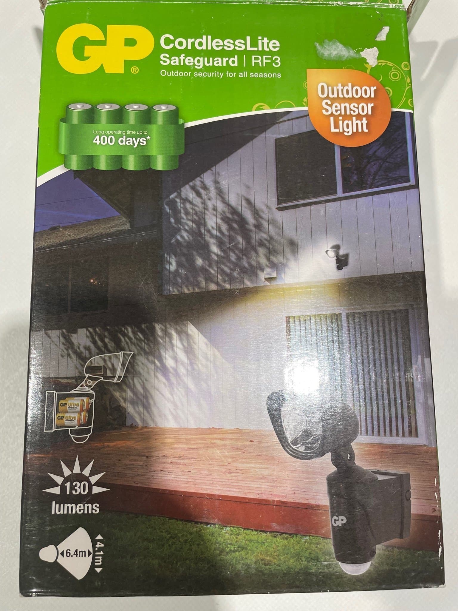 GP Safeguard RF3 - Trådlös utomhusbelysning LED