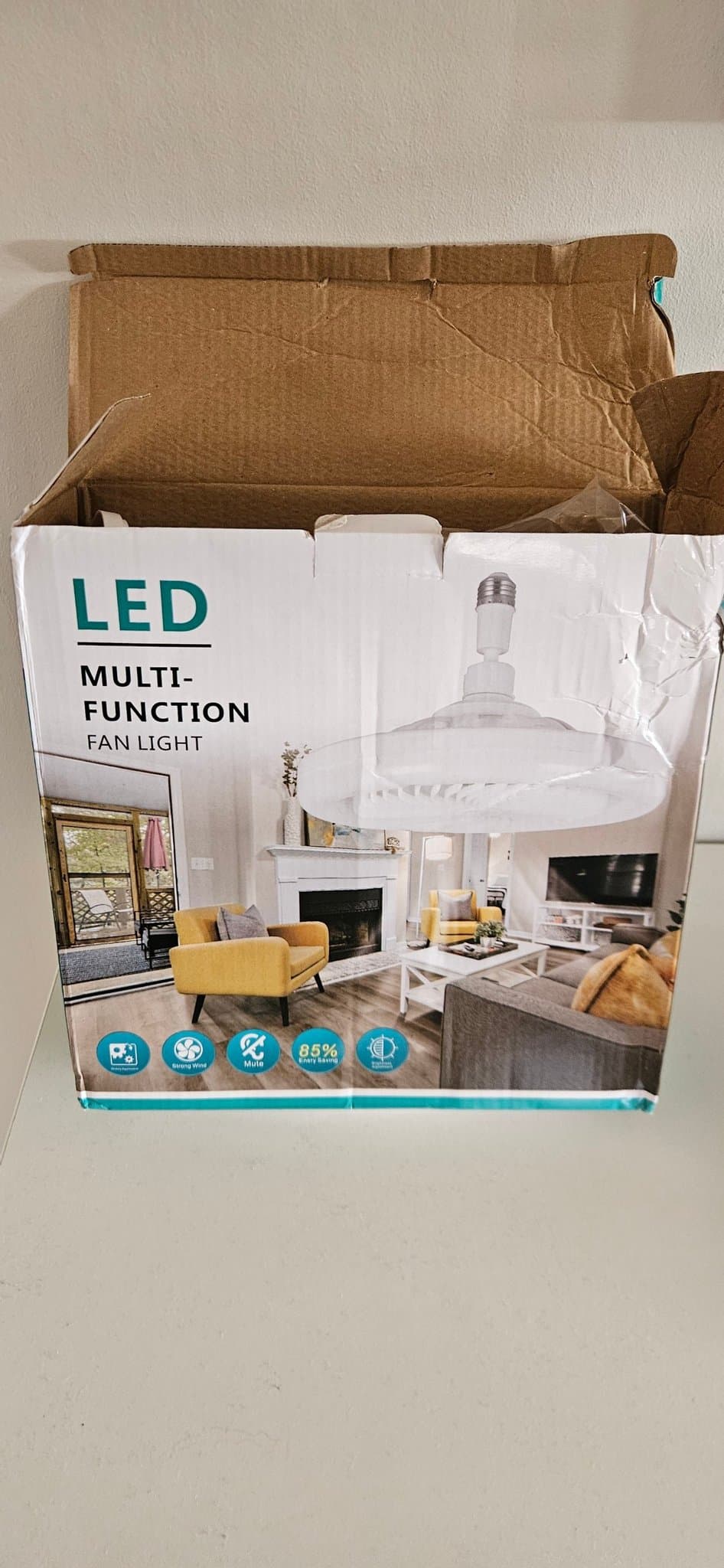 LED Multifunktions Fläktlampa