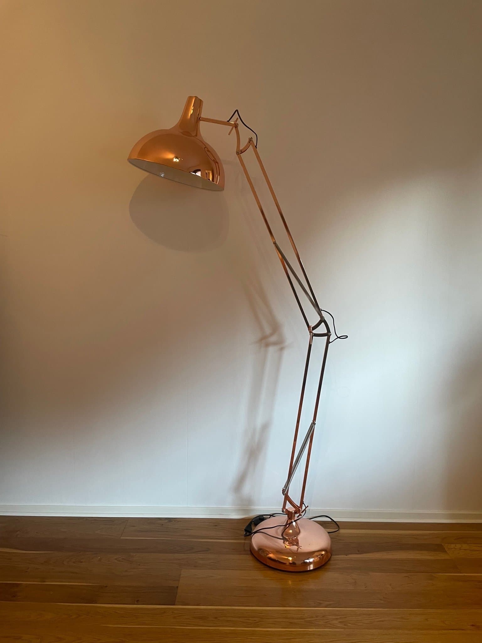 Golvlampa Eglo Borgillio Koppar