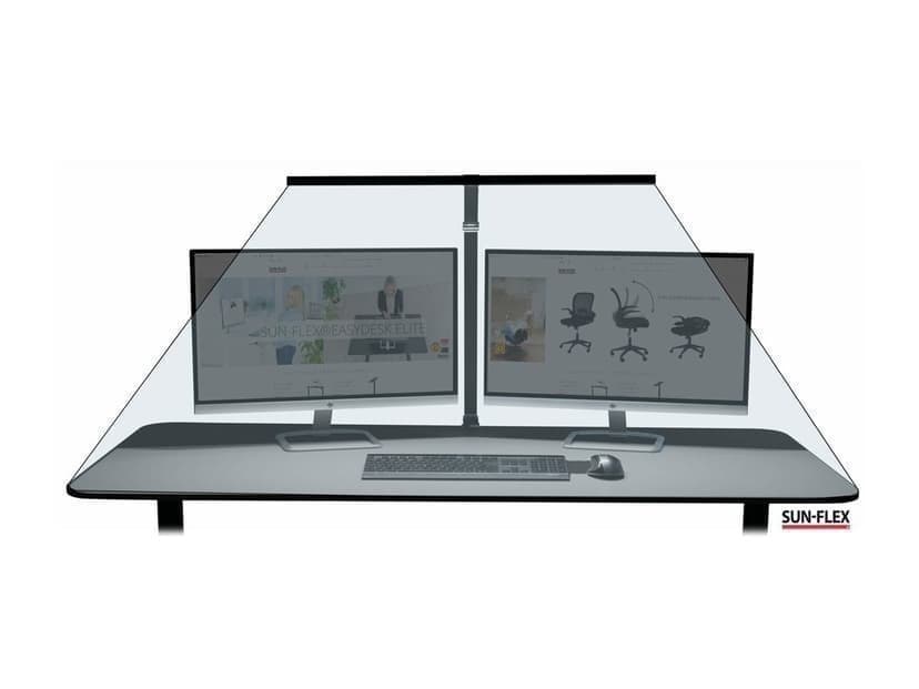 Sun-flex kontor bordslampa design ny ScreenLite svart. Skrivbord arbetslampa