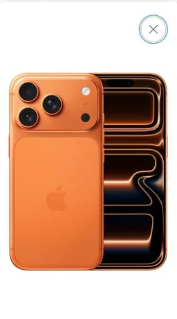 Apple iPhone 17 Pro, kosmiskt orange