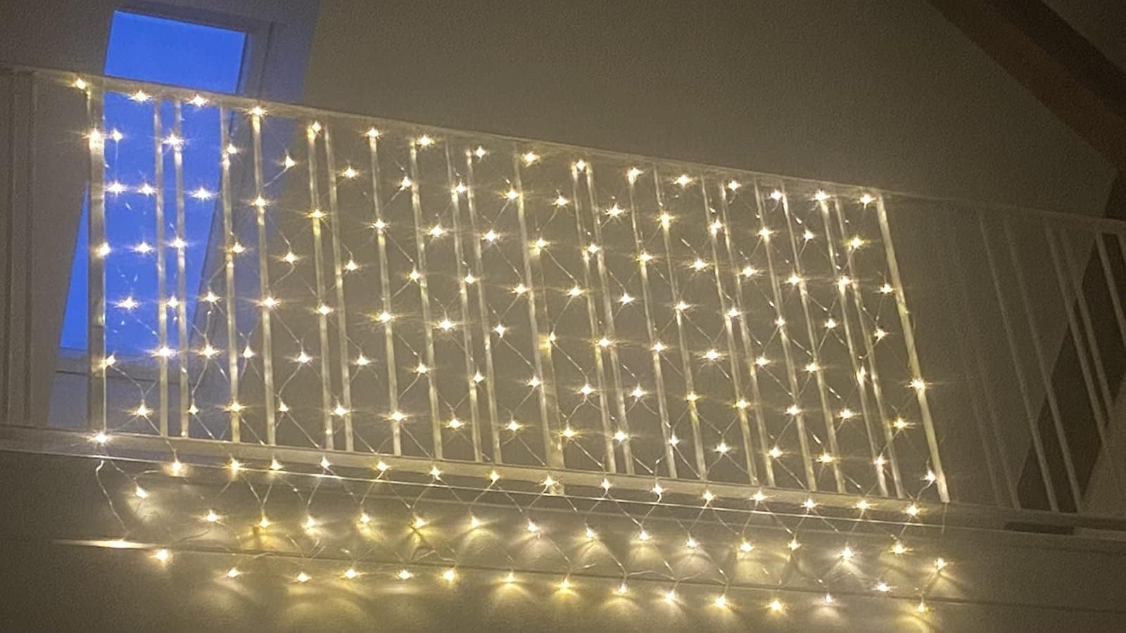 *Ny* 160 LED-lampor utomhus och inomhus, varmvit ljusslinga - perfekt till julen