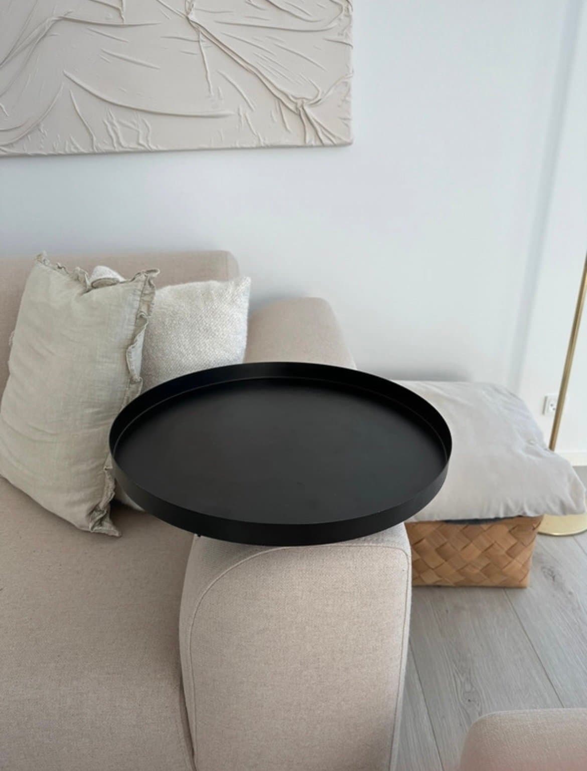 Bolia Sunday Tray svart bricka bord sidobord bricka brickbord soffbord