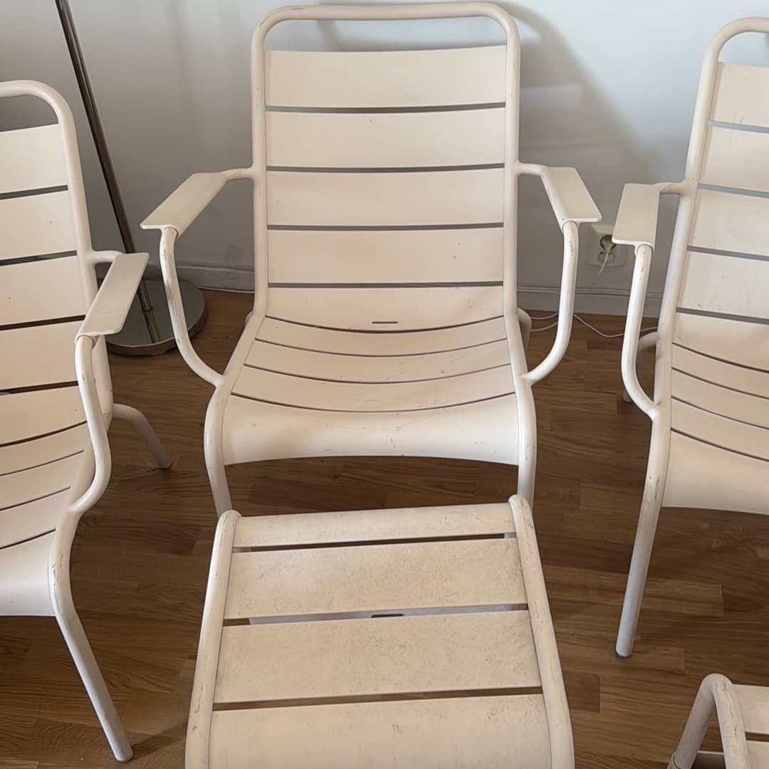 Fåtölj med fotpall Fermob