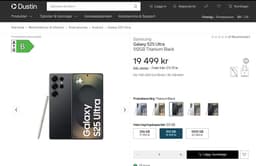 Samsung Galaxy S25 Ultra OBS: 512G helt ny