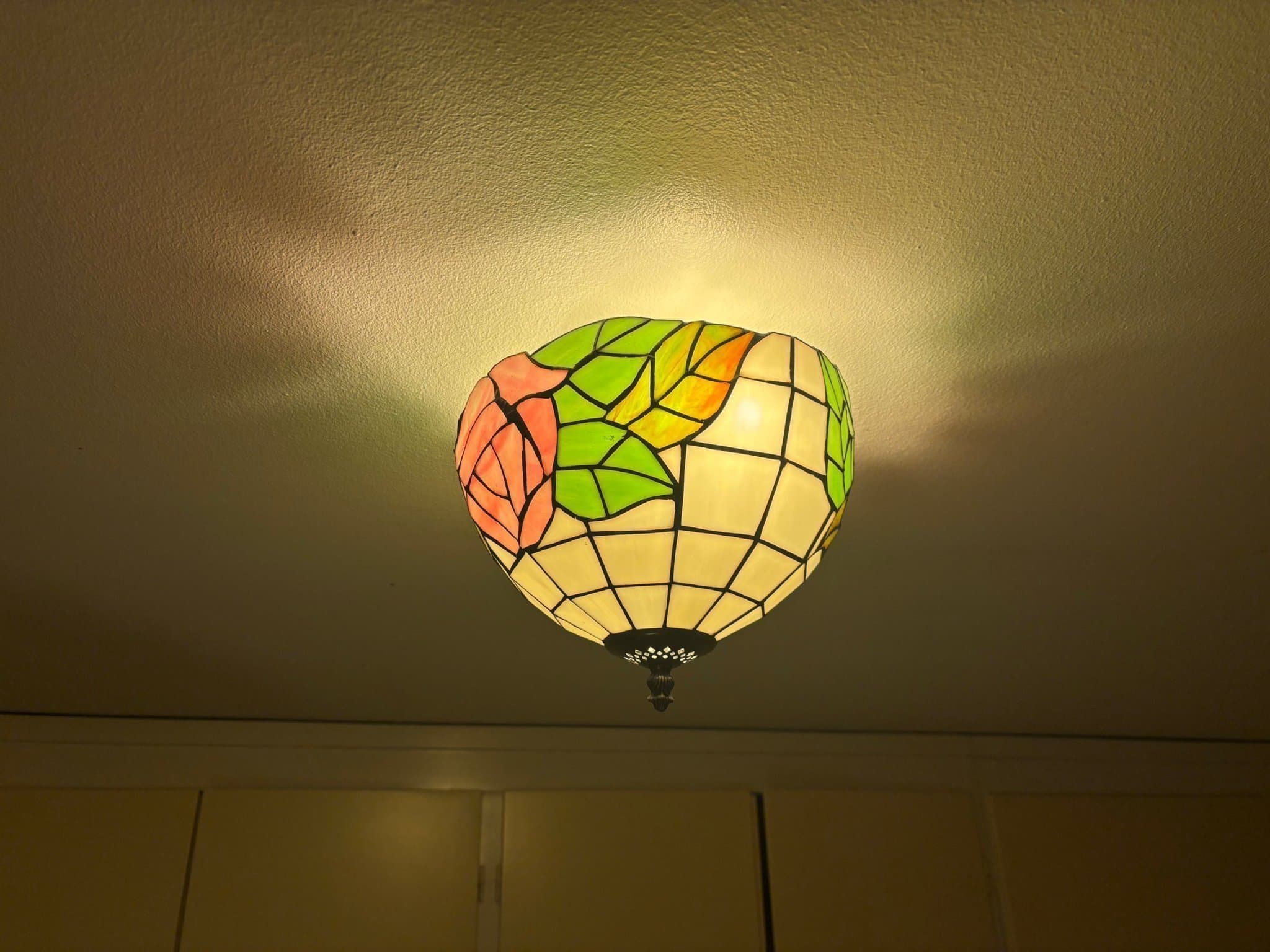 Retro Taklampa / plafond i glas