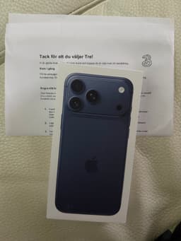 iPhone 17 Pro Max 1TB Mörkblå NY