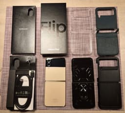 Samsung Galaxy Z Flip4 5g , 4 st skal ingår.