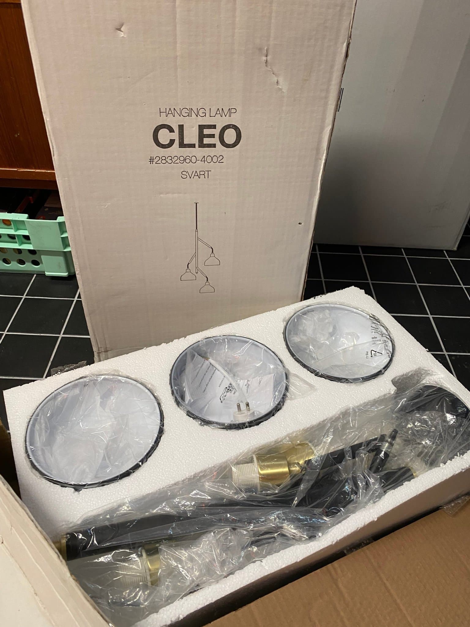 Taklampa Cleo Svart - Rydéns