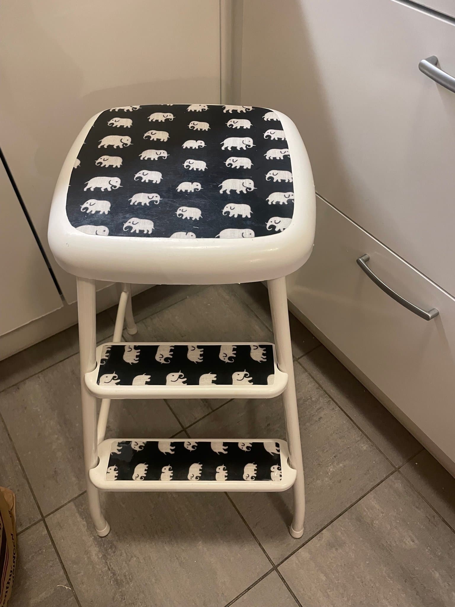 Pall Kökspall med elefantmönster Estrid Ericson Elefant