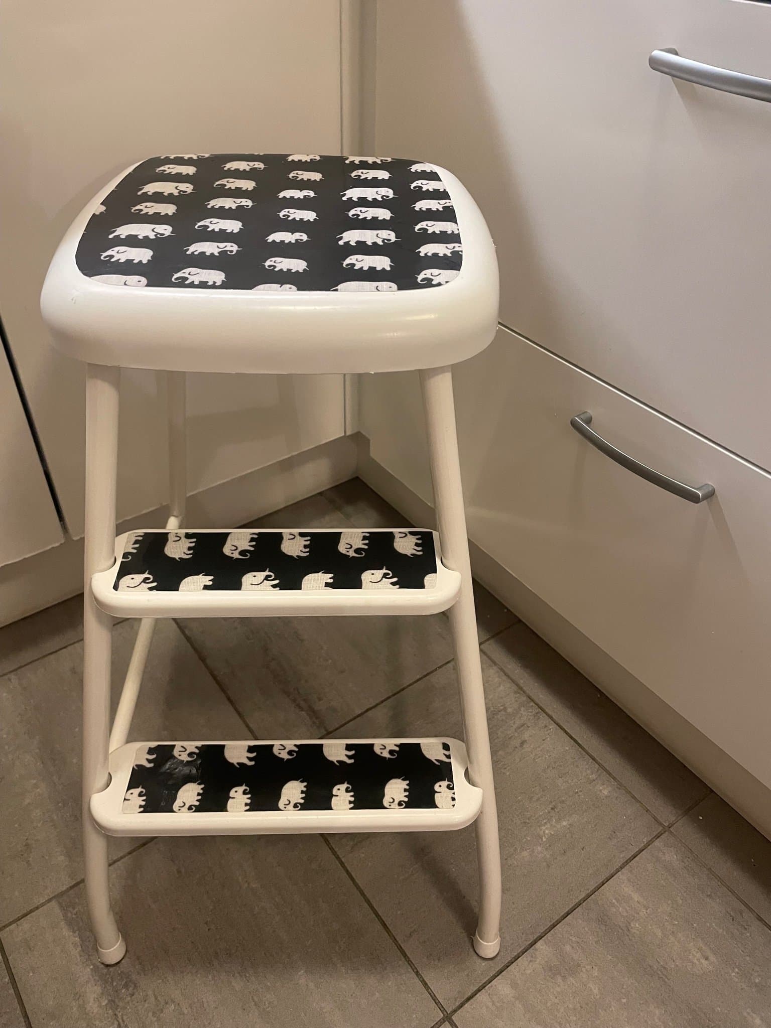 Pall Kökspall med elefantmönster Estrid Ericson Elefant