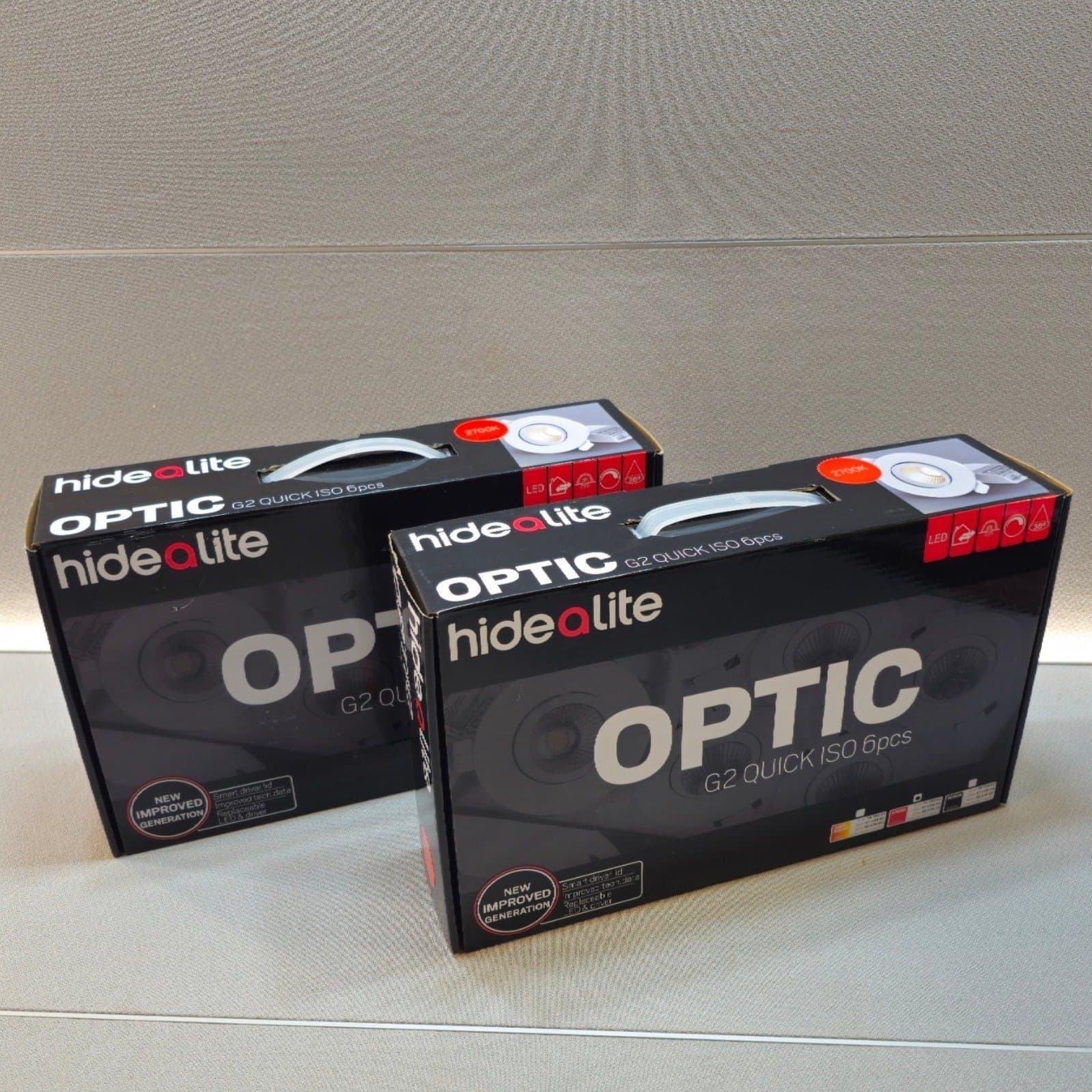 Hide-a-lite Optic G2 Quick ISO 6-pack spotlights
