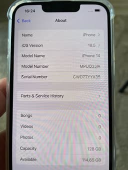 iPhone 14 white, 128 GB