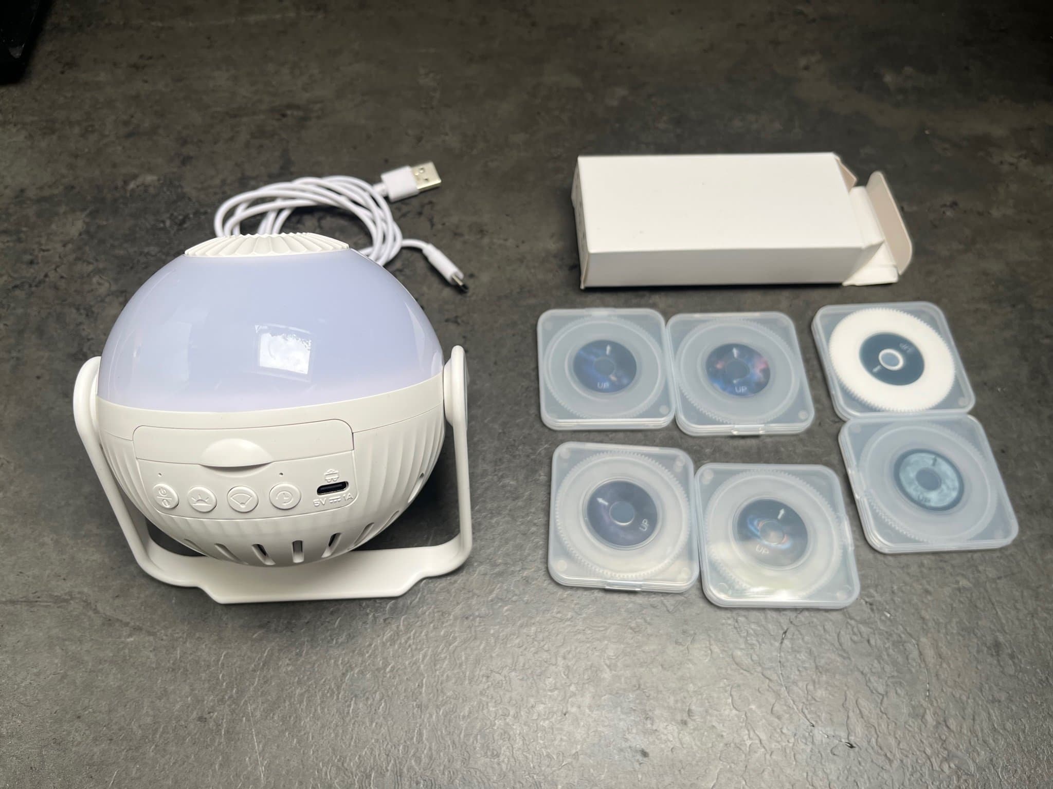 Galax-projektor / Rymd lampa / Nattlampa