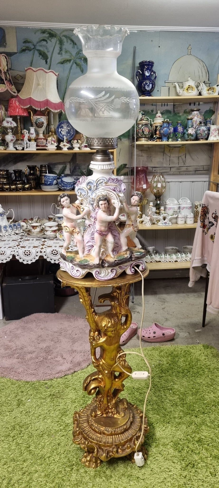Capodimonte golvlampa