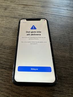 iPhone X 64 GB (troligen) – Defekt, säljes i befintligt skick