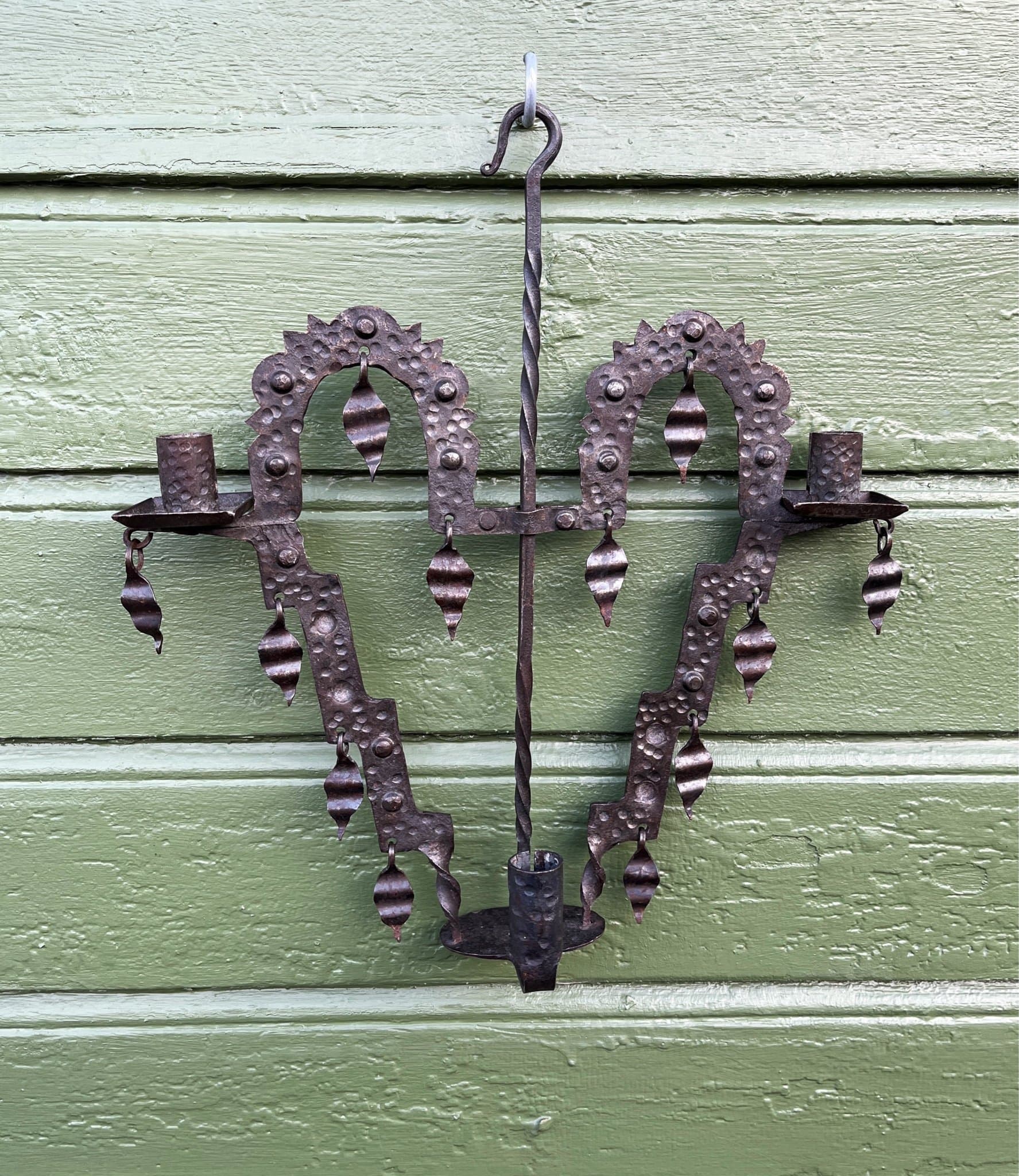 Ljuskrona svart smide, 1900-talets andra hälft