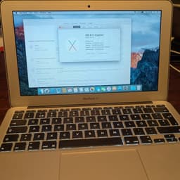 MacBook Air - 256GB - Intel i5 - Nytt batteri