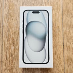 iPhone 15 Svart - Toppskick, komplett i kartong