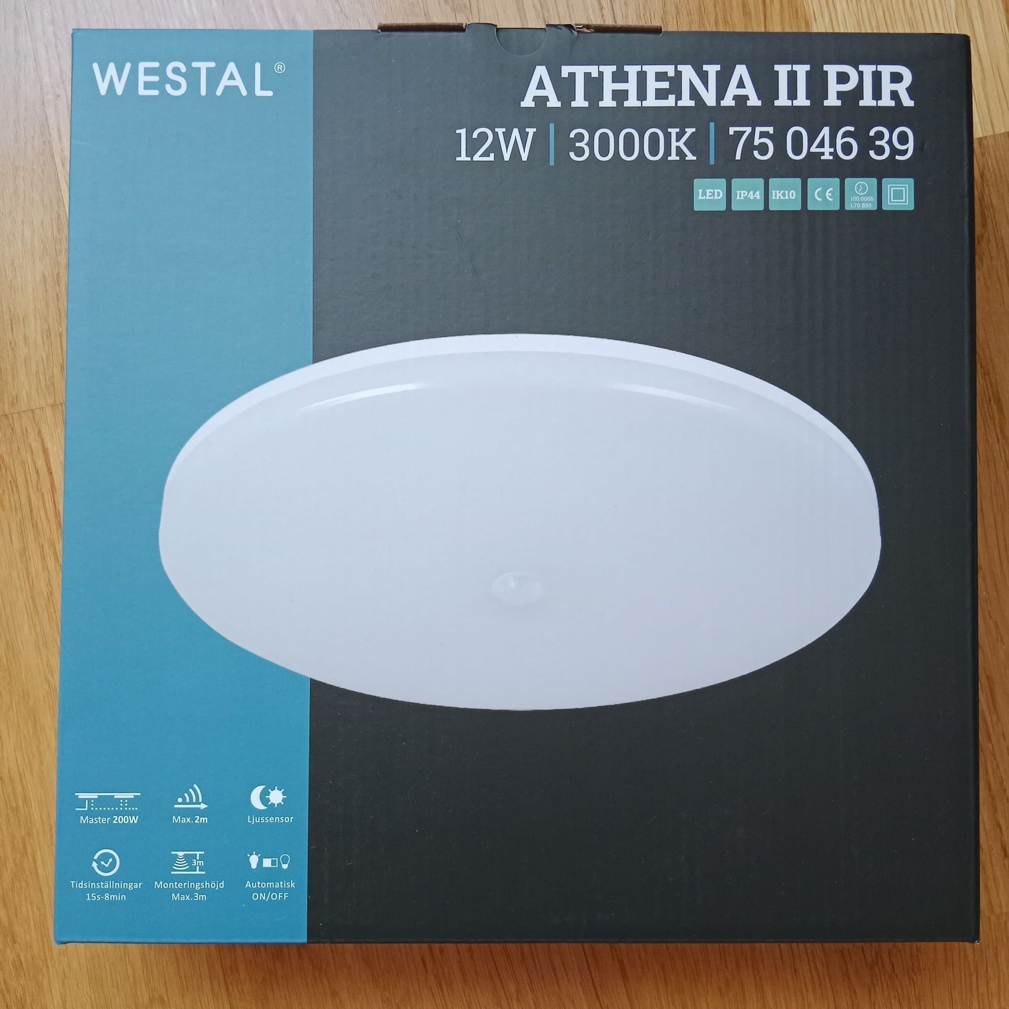 Westal Athena II PIR 12W Taklampa