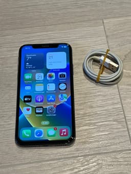 iPhone X 64GB Space Grey, olåst, iOS 16.7.11 (Art-nr: D)