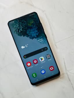 Samsung Galaxy S20+ blå