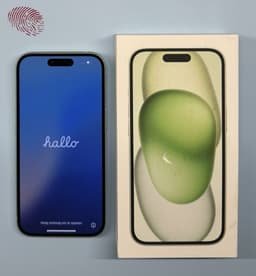 iPhone 15, 128 gb, green, original i nyskick/ utmärkt skick, 96% Batterihälsa