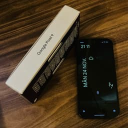 Pixel 9 Obsidian 128GB – Som ny, med originalkartong & garanti - Pris: 4000kr