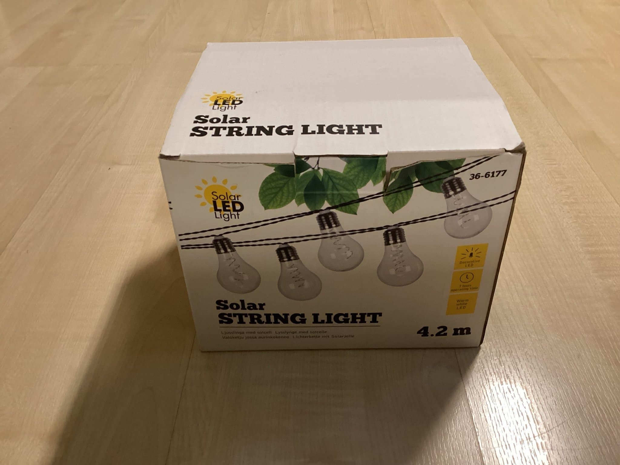 Solar LED String Light - Ljusslinga med solcell