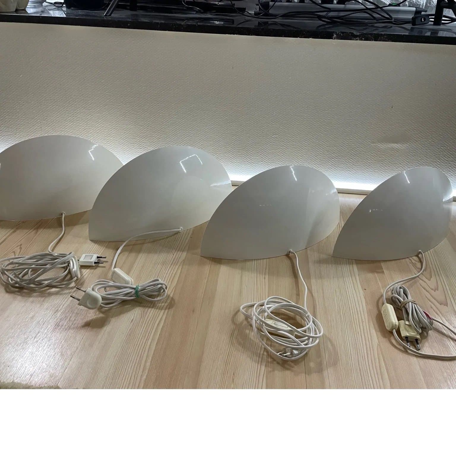 4st 1980 IKEA Vintage Wall Lights TYP V608 E27 100W