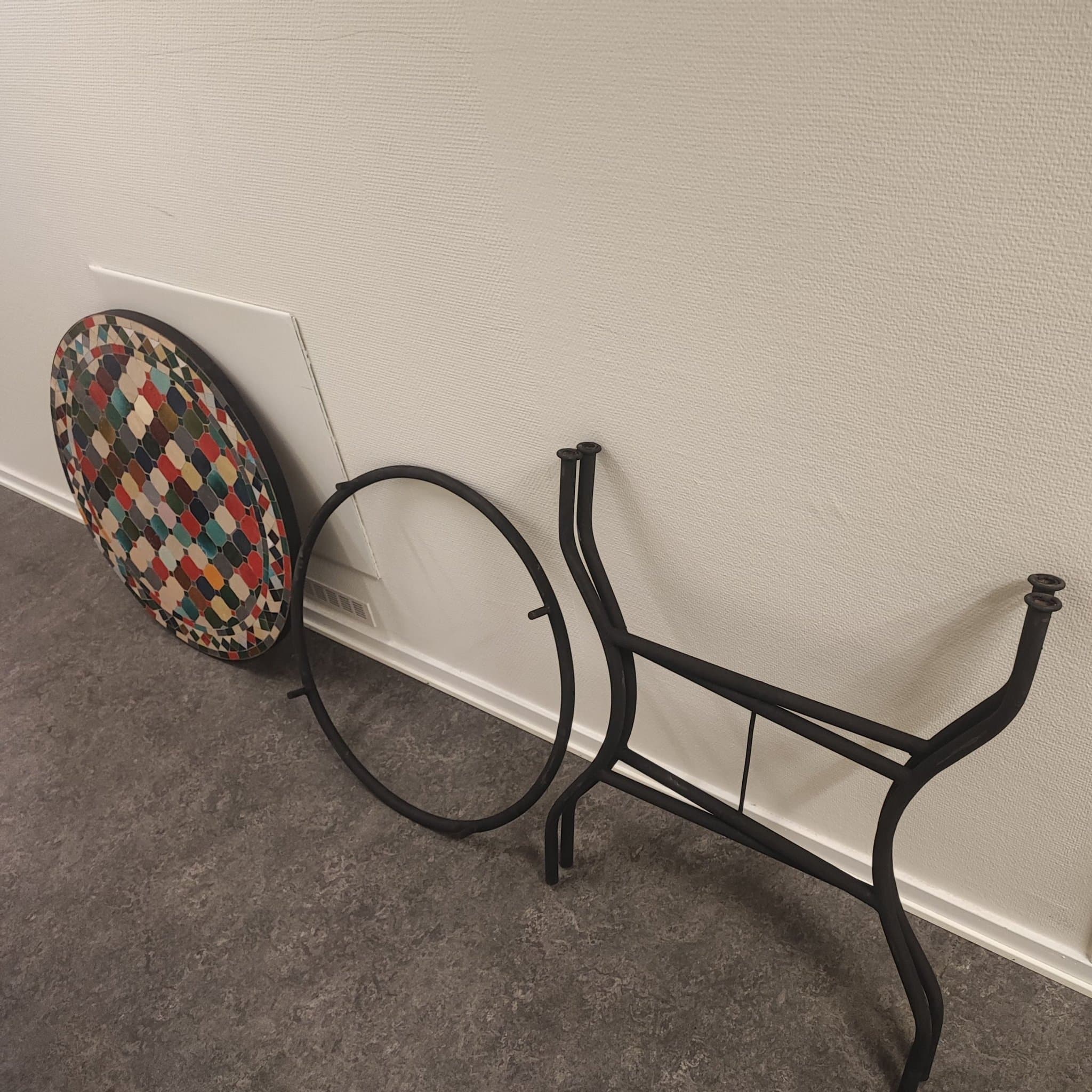 Ny unik handgjord Marockansk mosaik bord 70 cm