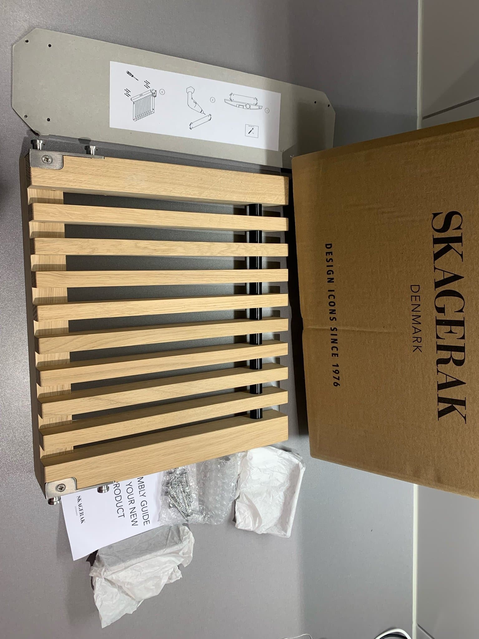 Skagerak Cutter Seat oak/stainless steel