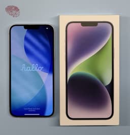 iPhone 14 Plus, Purple, 128 Gb, utmärkt skick, 100% Batterihälsa