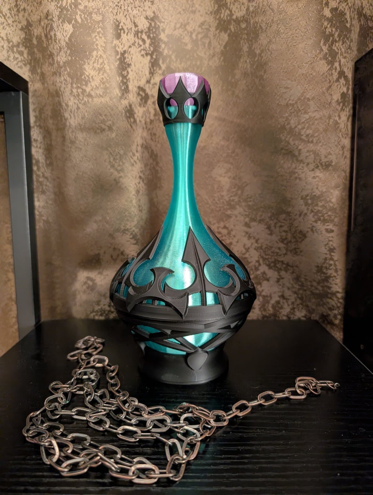 Dekorativ nattlampa / mysbelysning, Potion Bottle (egen design, Magic Power)