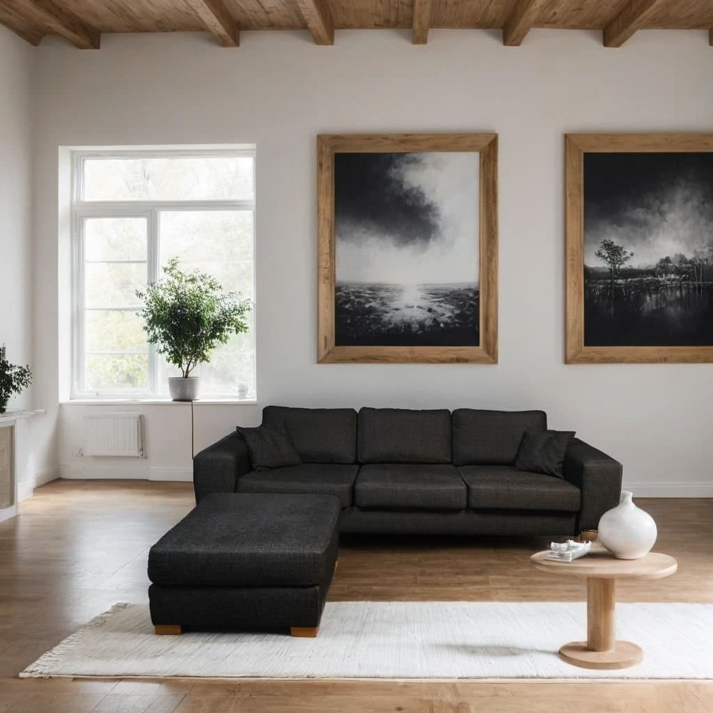 Bellus Soffa 3-sits + fotpall - fri hemleverans! 25k Nypris