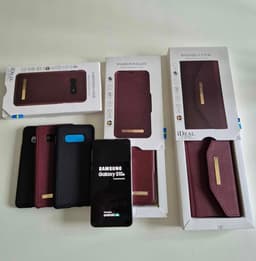 Samsung Galaxy S10e med iDeal of Sweden tillbehör