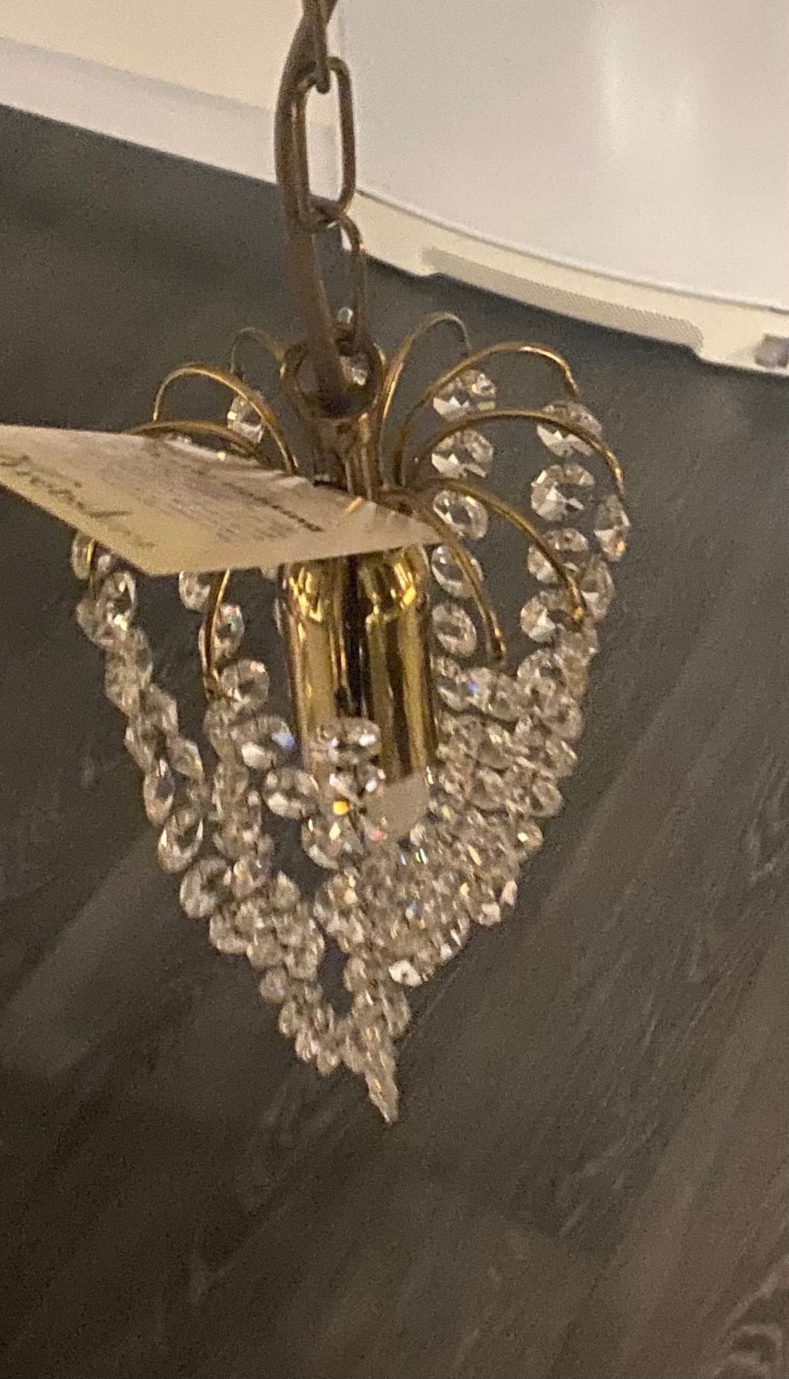 Fönster lampa/ kristall från krebs
