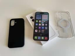 iPhone 16 Vit 128GB - Olåst - 11 mån Garanti + Kvitto - Nästan Ny