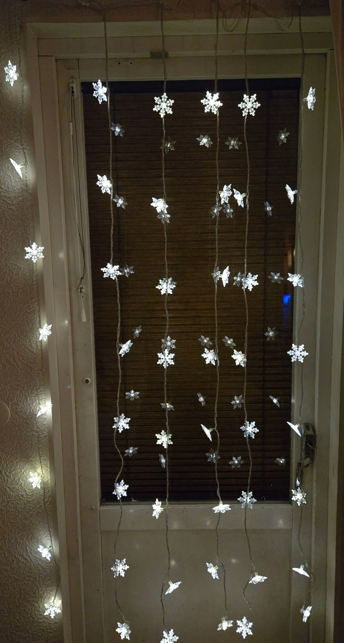 Belysning- Ljusslinga med Snöflingor, Varmvit sken, Ikea