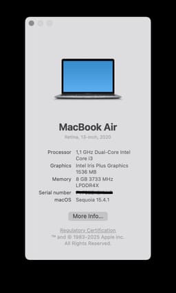 MacBook Air 13-inch 2020 (A2179)