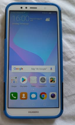 Huawei Y6 2018 den perfekta resemobilen i superskick 2 SIM Kort platser