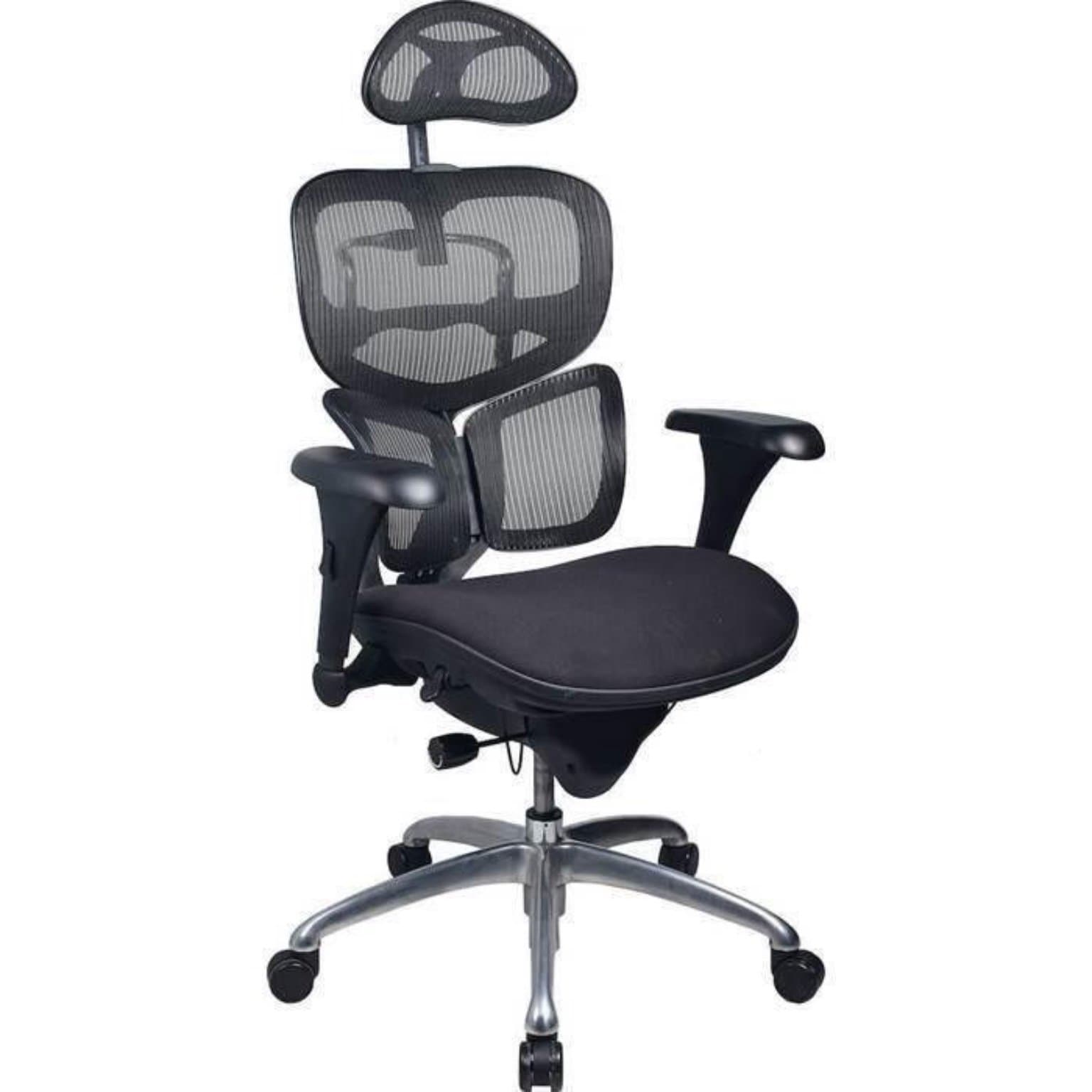 Ergonomisk kontorsstol med nackstöd